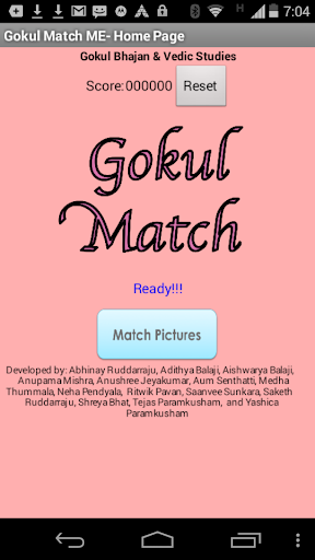 Gokul Match