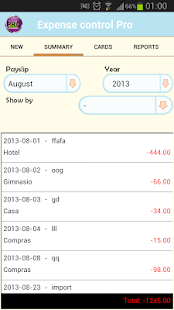 Expense Control Pro 1.0.5 Apk (Premiuim)