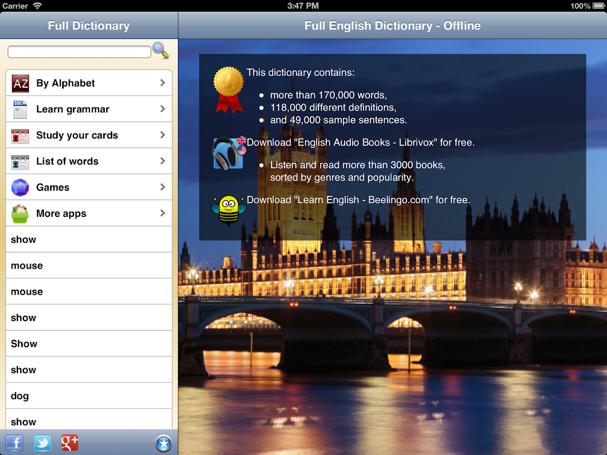 English Dictionary Offline Android Apps on Google Play
