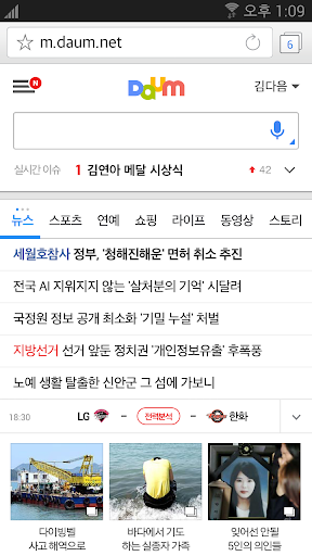 Daum - news browser