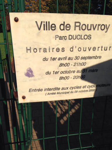 Rouvroy - Parc Duclos