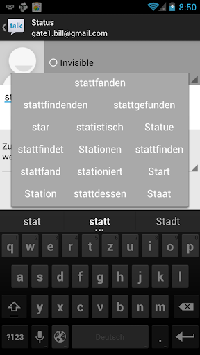 German Dict for KK Keyboard