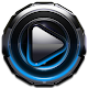 Poweramp skin Light Blue Glow v3.10