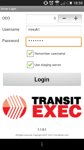 TransitExec Driver App