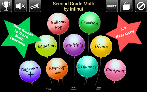 Second Grade Kids Math Games