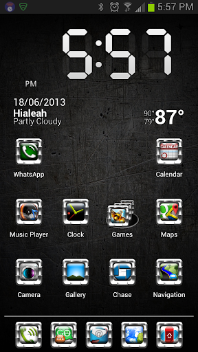 HD Icons: White Alloy