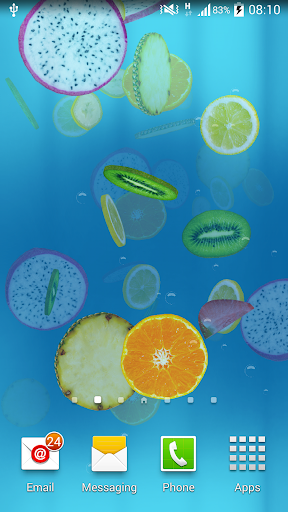 3D Fruits Live Wallpaper Pro