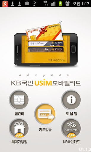 KB국민 USIM 모바일카드 SKT용