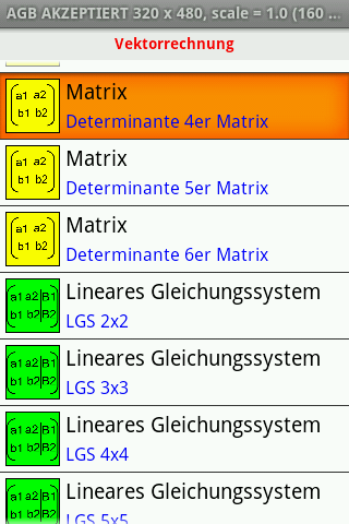 Vektoren Determinanten LGS - Android Apps on Google Play
