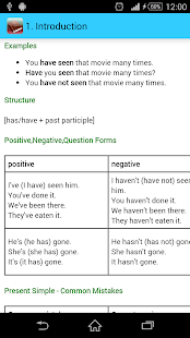 English Tenses - screenshot thumbnail
