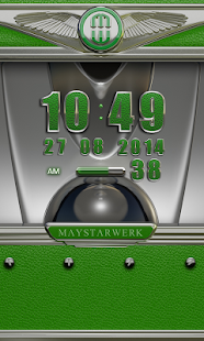 Clock Widget Green Elephant - náhled