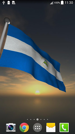 【免費個人化App】Nicaragua Flag - LWP-APP點子