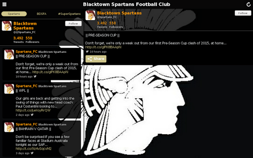 【免費工具App】Blacktown Spartans FC-APP點子