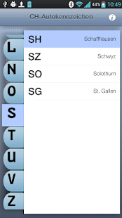 CH-Autokennzeichen Screenshots 0