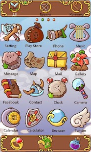 Free Download FloatingIsland GOLauncherTheme APK for PC