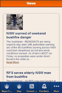 【免費旅遊App】Bushfires -Rural Fire Info NSW-APP點子