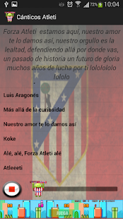 Cánticos Atleti Screenshots 4