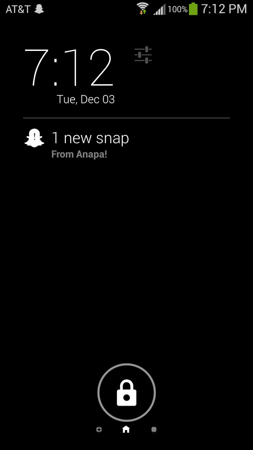 DashClock Snapchat Extension Screen 3