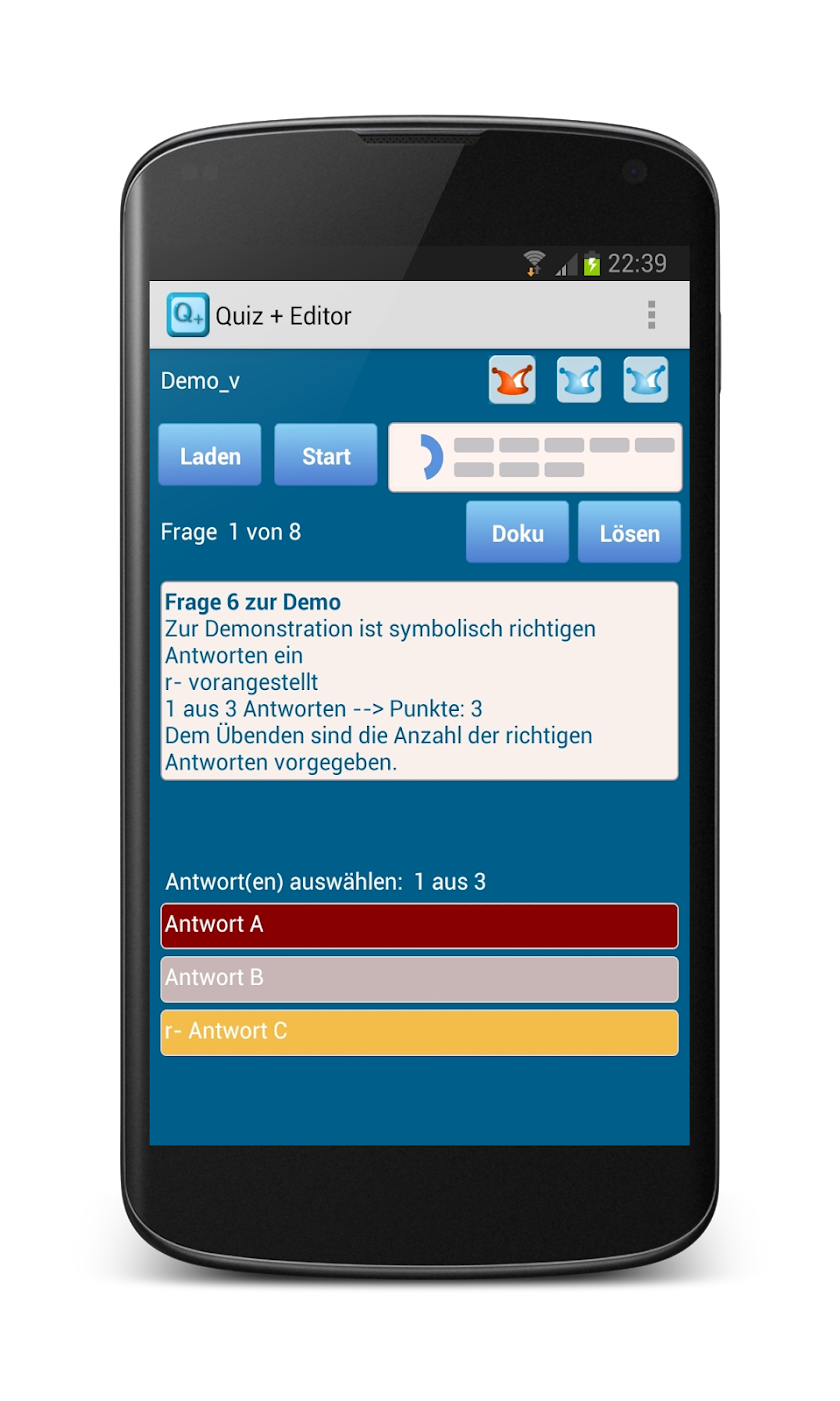 Quiz + Editor Screen 2