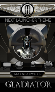 Next Launcher Theme Gladiator - náhled