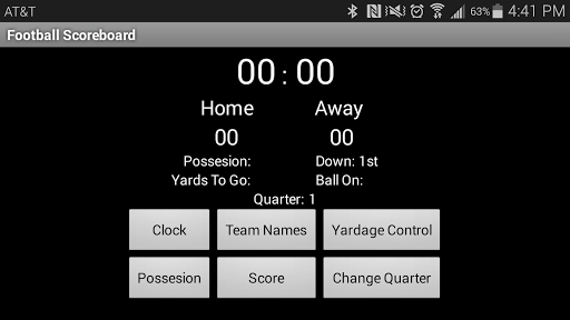 American Football Scoreboard