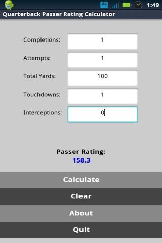 QB Passer Rating