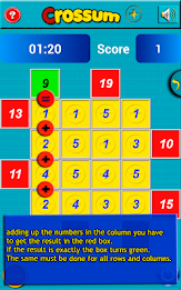 Crossum - Math Puzzle poster 3