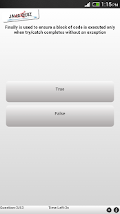 Java Quiz Screenshots 1