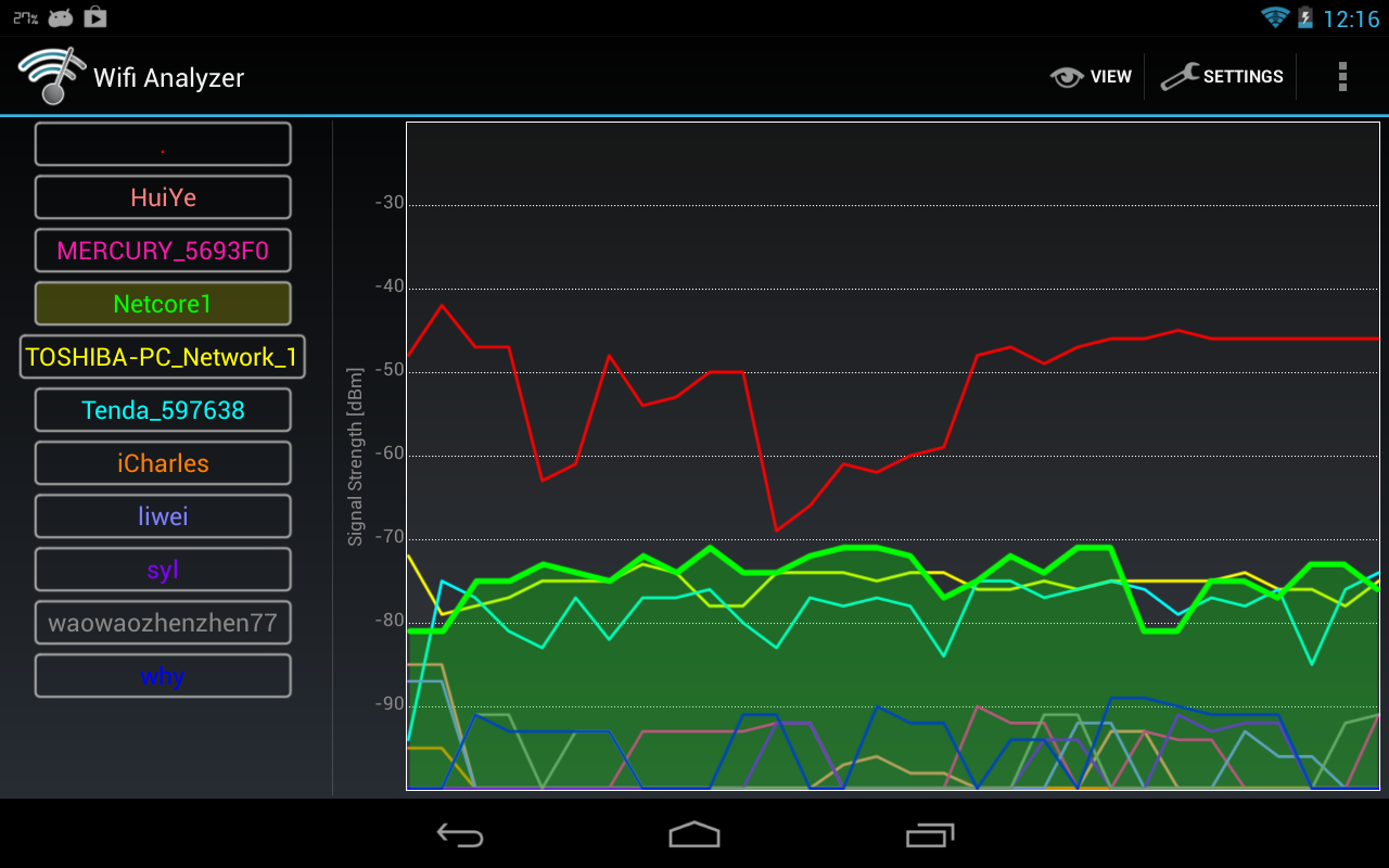 Wifi Analyzer - screenshot