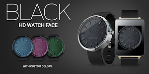 Black HD Watch Face