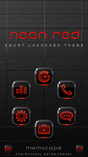 SL Theme NEON RED Screenshots 0