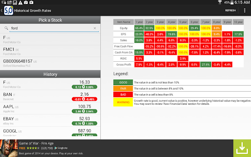 download Stock Value Analyzer Lite free