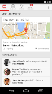 Meetup - screenshot thumbnail
