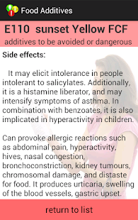 Food Additives E numbers Screenshots 4
