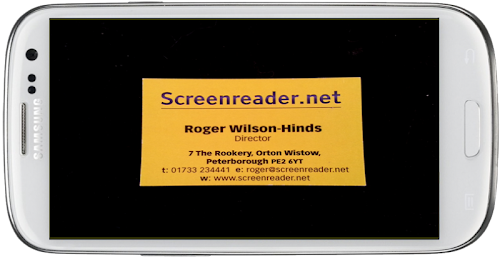 Android application Georgie Magnifier screenshort