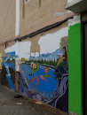 Koi Mancing Mural
