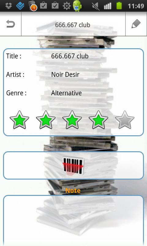 My Music Screen 3