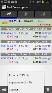 Fuel Consumption Screenshots 5