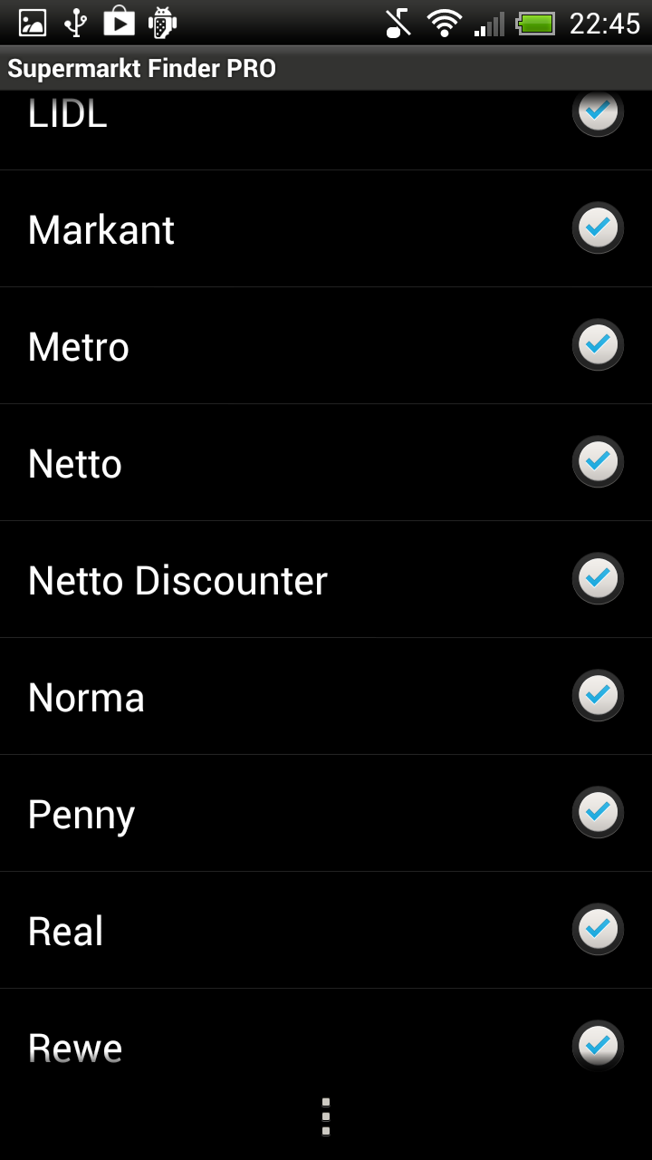 Supermarkt Finder PRO Screen 3