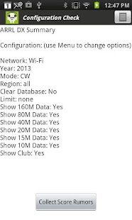 ARRL DX Summary screenshot