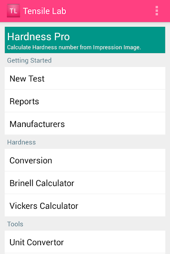 Tensile Lab Hardness Calc