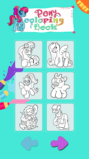 Pony Coloring Book