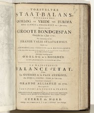 Titelpagina voor: Vorstelyke Staat-Balans, 1709-1710