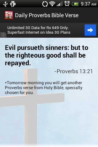 【免費書籍App】Proverbs Daily Bible Verses-APP點子