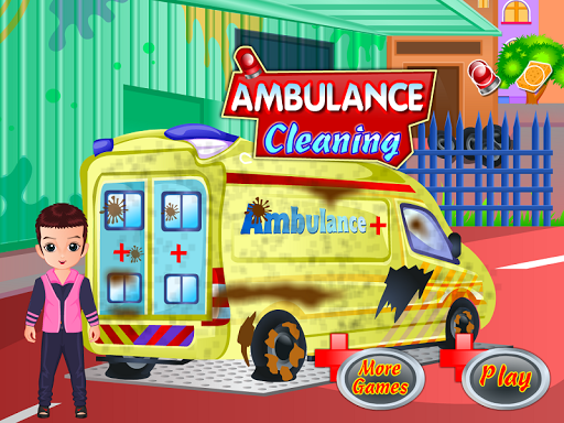 救護車洗清洗遊戲