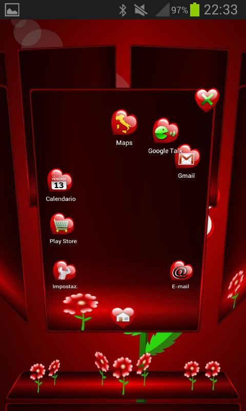 Valentine Next Launcher Theme - screenshot