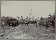 Kruispunt van de nieuwe met een oude weg