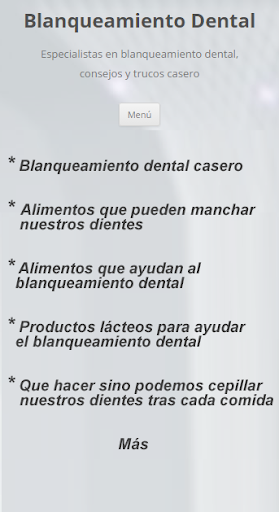 Blanqueamiento Dental