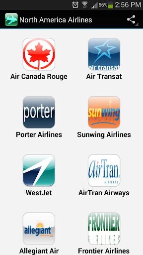 【免費旅遊App】North America Airlines-APP點子