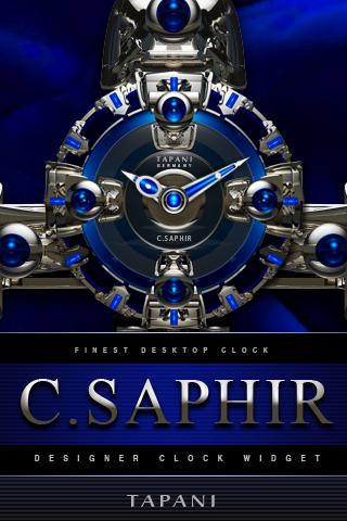 SAPHIR Luxury Clock Widget